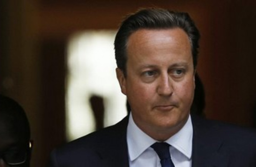 Britain's Prime Minister David Cameron (photo credit: Reuters)