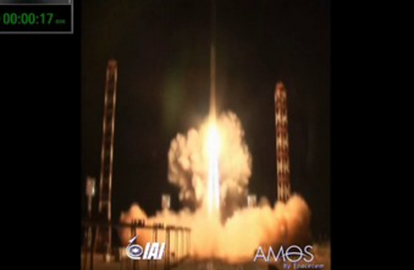Amos 4 satellite (photo credit: Israel Aerospace Industries)