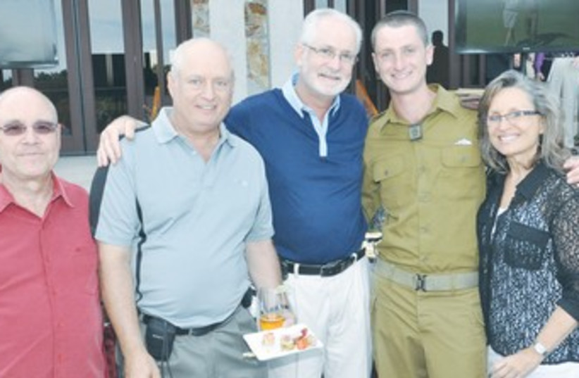 CPL. MAX (second from right), is serving in golani 370 (photo credit: Courtesy FIDF)