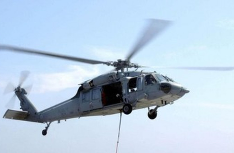 MH-60S Knighthawk helicopter 370 (photo credit: REUTERS)