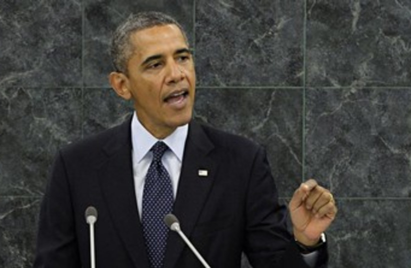 Obama speaks to the UN on September 24, 2013 370 (photo credit: REUTERS)