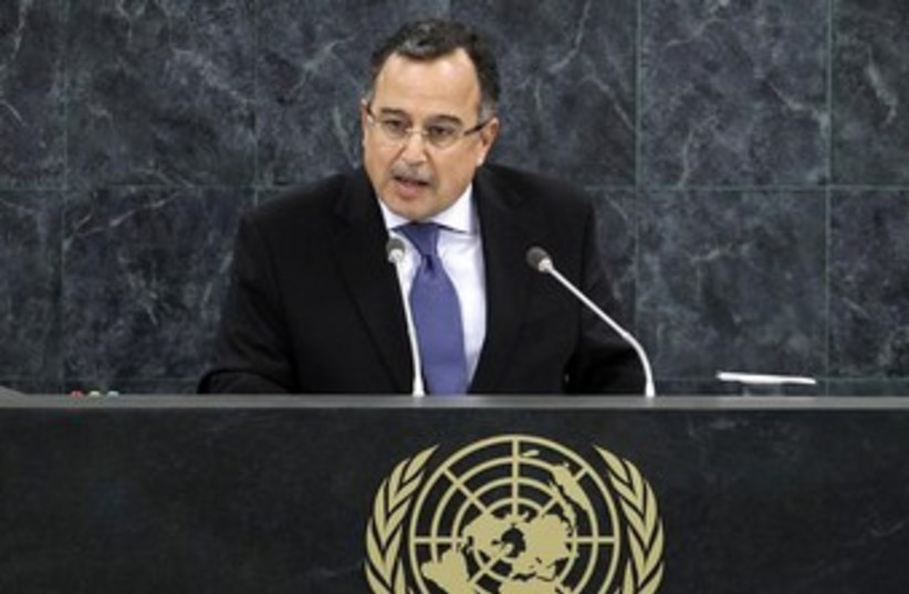 Egypt Foreign Minister Nabil Fahmy370 (photo credit: Reuters)