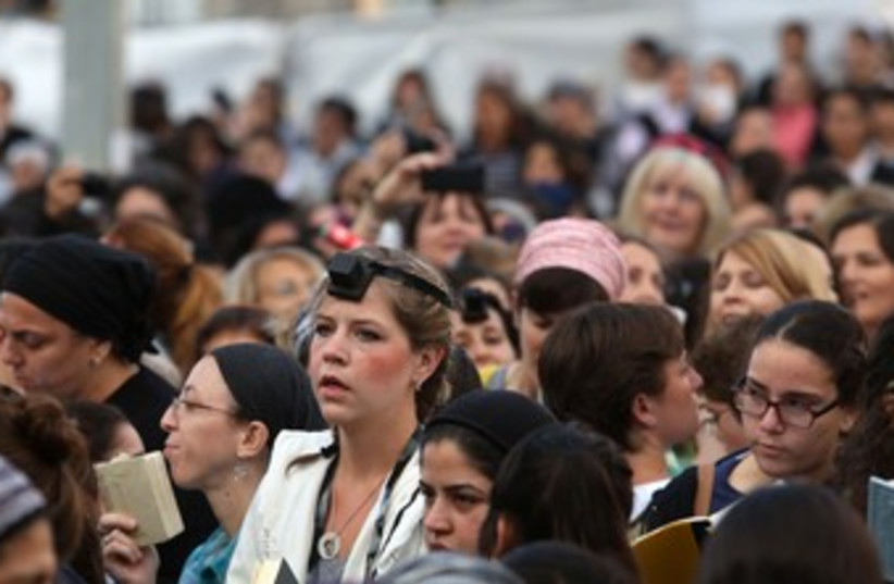 Women on the Wall 370 (photo credit: Marc Israel Sellem/The Jerusalem Post)