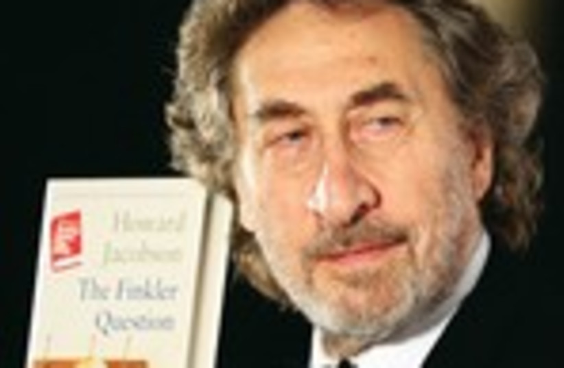 Howard Jacobson with book 150 (photo credit: REUTERS)
