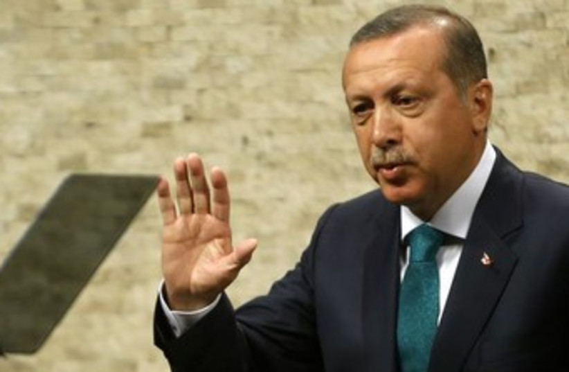 Turkish Prime Minister Tayyip Erdogan 370 (photo credit: REUTERS/Umit Bektas)