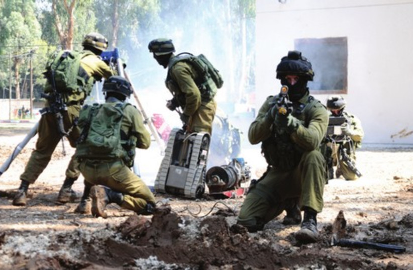 Soldiers from the SAMUR unit 521 (photo credit: COURTESY / IDF SPOKESPERSON' S UNIT)
