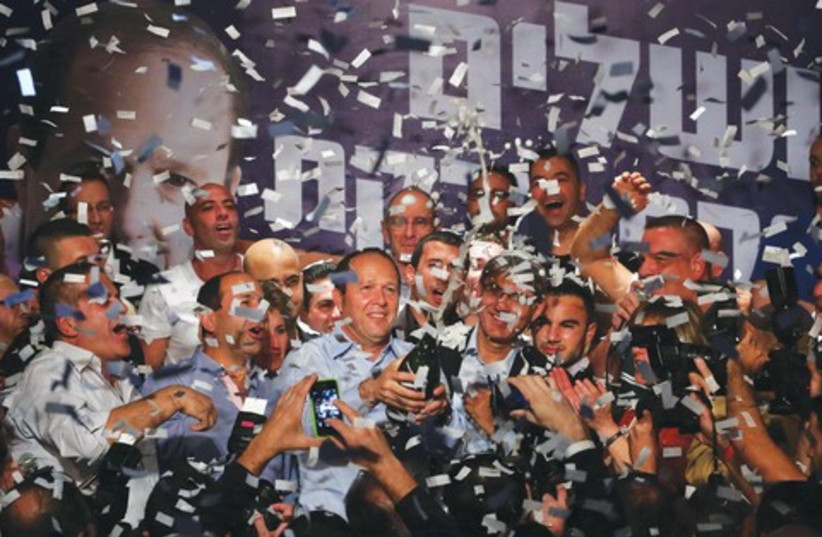 Nir Barkat celebrates election victory 521 (photo credit: Marc Israel Sellem)