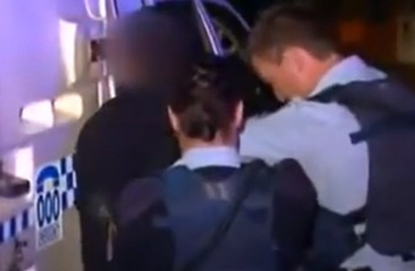 Sydney police arrest suspects in anti-Semitic attack 370 (photo credit: Screenshot)