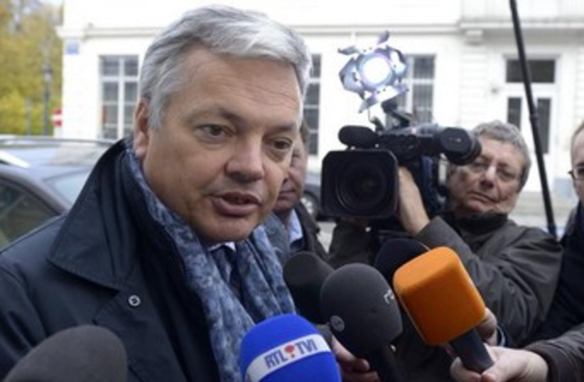 Belgian Foreign Minister Didier Reynders 370 (photo credit: REUTERS/Eric Vidal)
