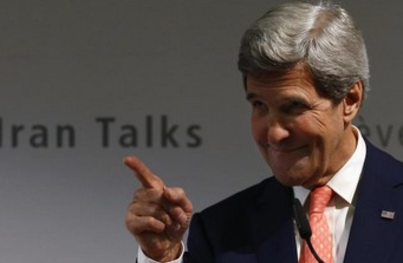U.S. Secretary of State John Kerry (photo credit: Reuters)