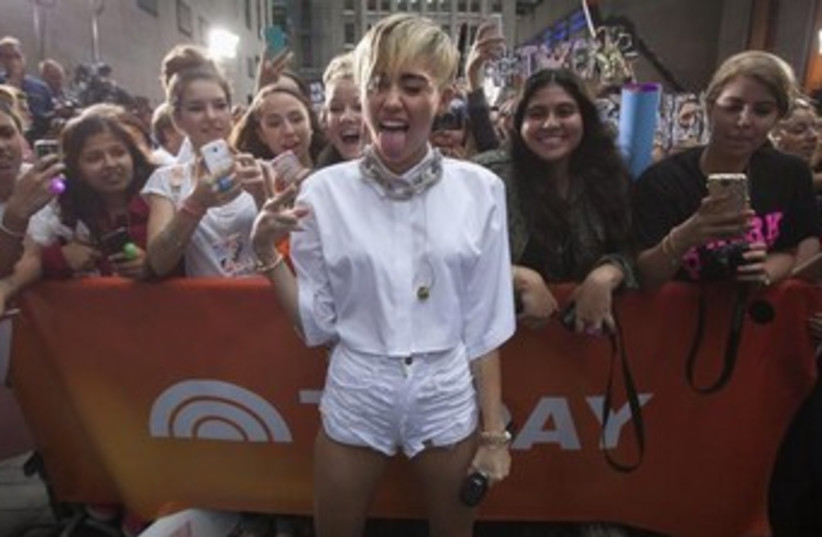 Miley Cyrus (photo credit: Reuters)