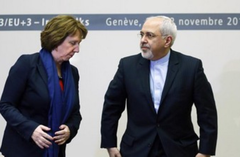 Iran talks in Geneva November 20 370 (photo credit: REUTERS/Denis Balibouse)