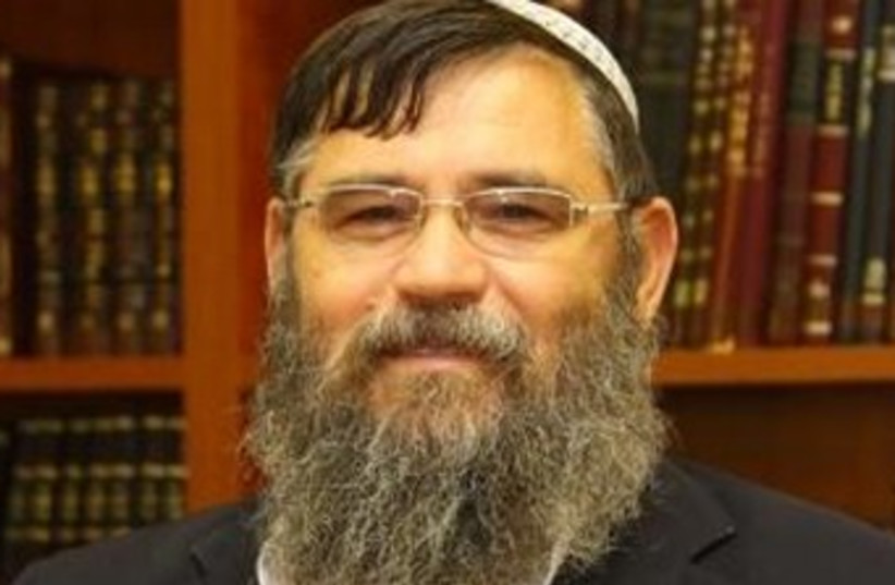 Rabbi Eliezer Shenvald, the dean of Meir Harel yeshivas  (photo credit: Meir Harel Yeshivot)