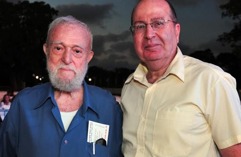 Danny Matt (left) standing next to Yaalon 370 (photo credit: Ariel Hermoni, Defense Ministry )