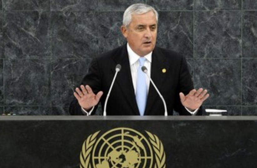 President of Guatemala Otto Fernando Perez Molina 370 (photo credit: REUTERS)