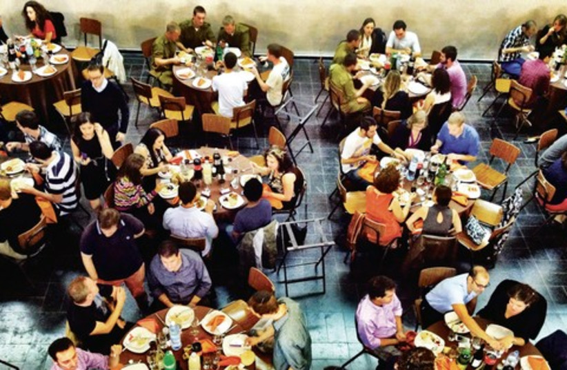 many tables Shabbat meal 521 (photo credit: Courtesy Deborah Danan)