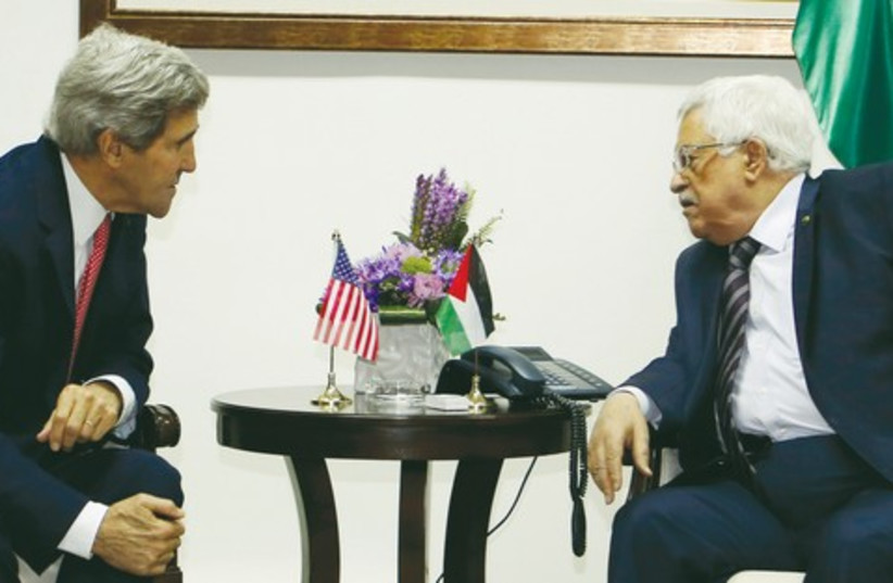 kerry and abbas 521 (photo credit: REUTERS)