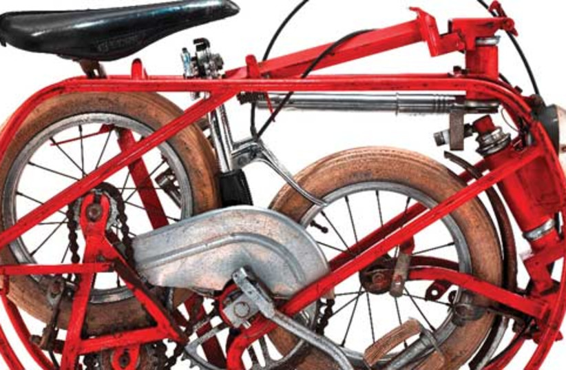 An exhibition of bicycle designs (photo credit: Bernhard Angerer)