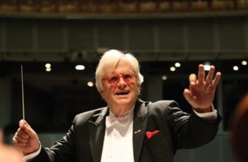 Conductor Justus Frantz (photo credit: Courtesy)