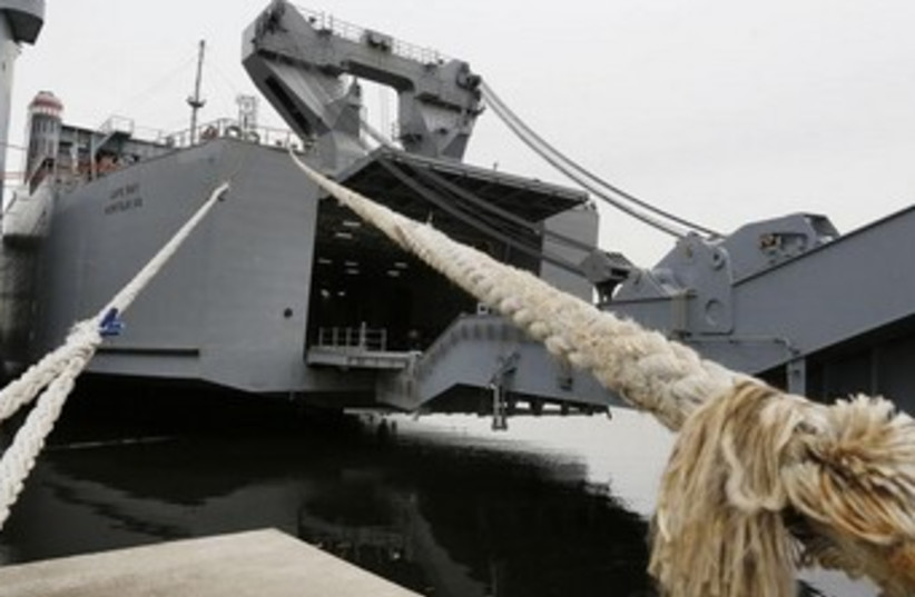 US ship MV Cape Ray (photo credit: REUTERS/Larry Downing)