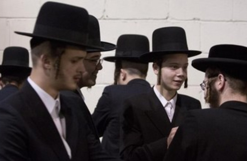  Satmar Hassidic Jews. [File] (photo credit: REUTERS)