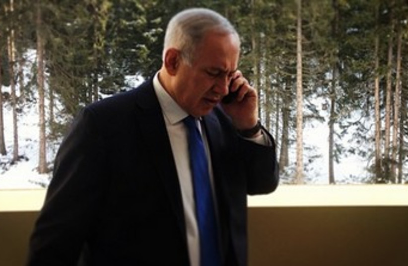 Prime Minister Binyamin Netanyahu in Davos. (photo credit: Courtesy)