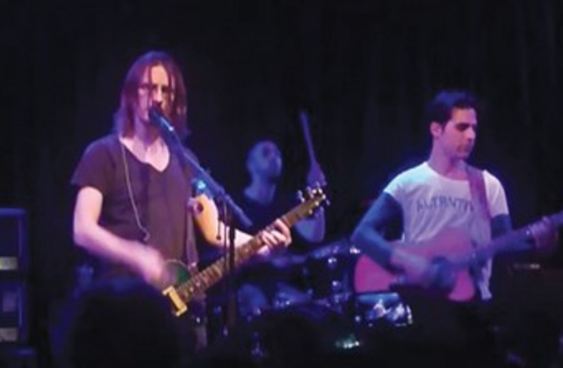 Steven Wilson (L) and Aviv Geffen of Blackfield (photo credit: YOUTUBE SCREENSHOT)