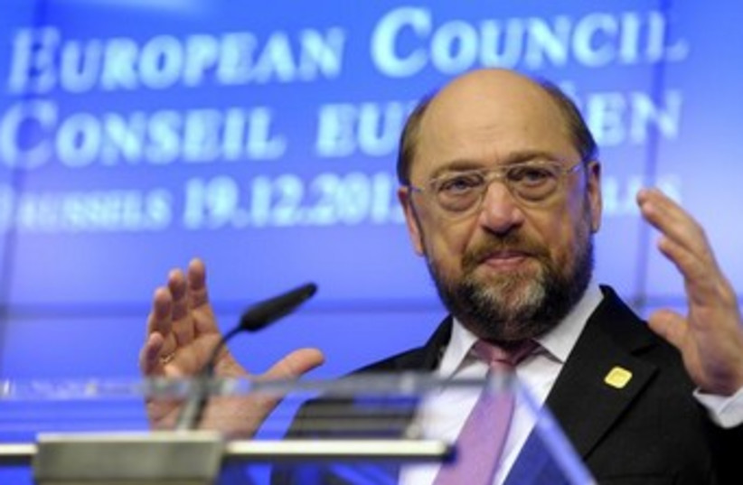 European Parliament President Martin Schulz (photo credit: REUTERS)