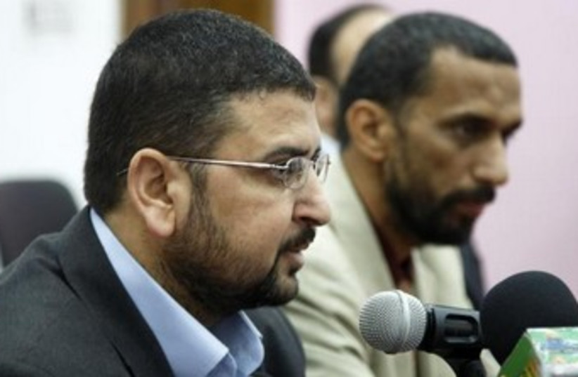 Hamas spokesperson Sami Abu-Zuhri (photo credit: REUTERS)