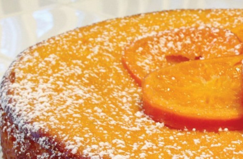A CLEMENTINE cake is sweet and moist, and not too hard on the waist line. (photo credit: MCT)