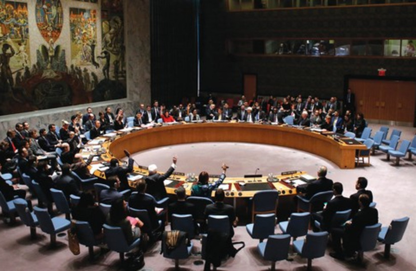 There could well be international intervention through a new UN Security Council resolution (photo credit: REUTERS)