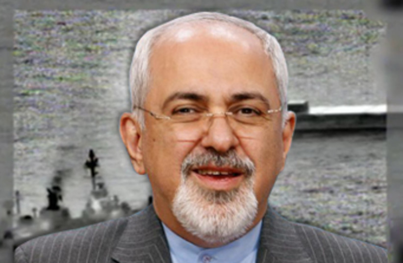 Iranian Foreign Minister Zarif (photo credit: REUTERS,COURTESY IDF SPOKESMAN'S OFFICE)