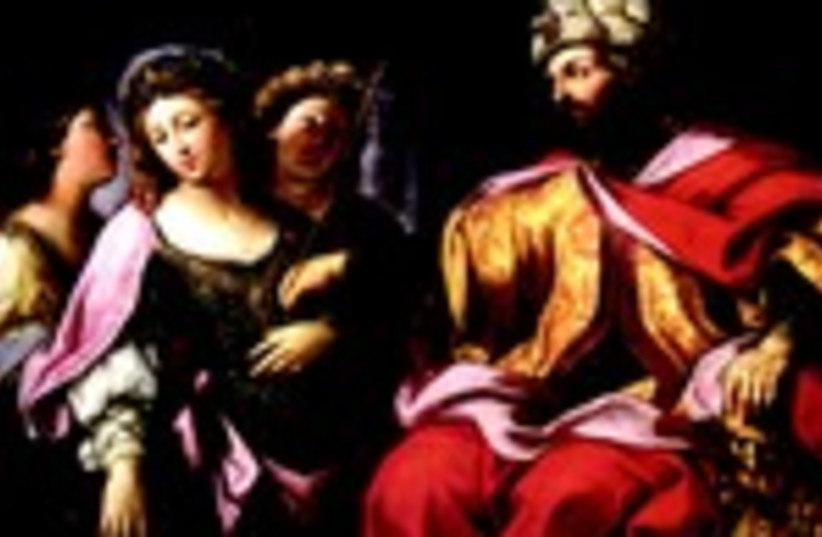 Esther devant Ahasuerus par Giovanni Andrea Sirani (photo credit: DR)