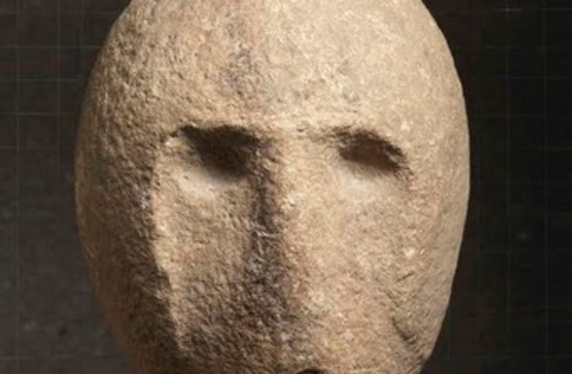 ‘In terms of their importance, these Neolithic masks are on a level with the Dead Sea Scrolls.’  (photo credit: Courtesy)