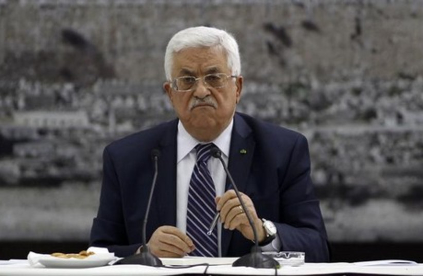 Palestinian Authority President Mahmoud Abbas. (photo credit: REUTERS)