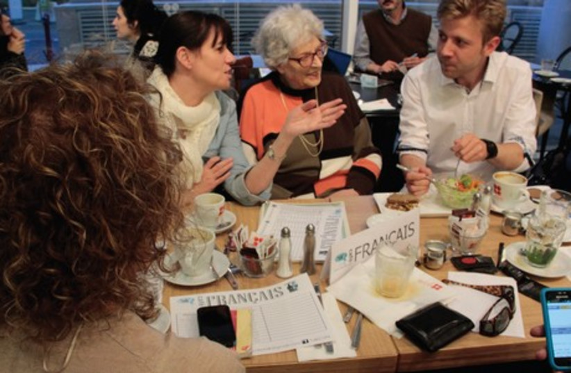 Talk Café meets in restaurants around the city (photo credit: VICTORIA KEZRA)