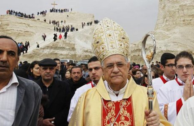 Latin Patriarch of Jerusalem Fouad Twal  (photo credit: REUTERS)