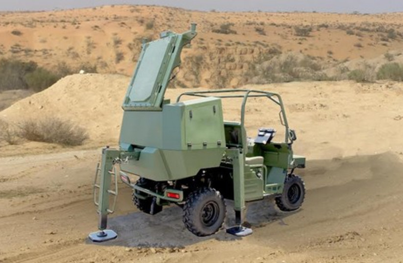 The IAI's Green Rock mobile missile defense system, which has been named the Wind Shield in the IDF. (photo credit: ISRAEL AEROSPACE INDUSTRIES)