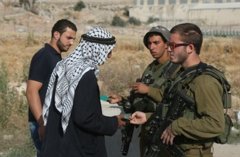 IDF troops operating near Nablus. (photo credit: MARC ISRAEL SELLEM/THE JERUSALEM POST)