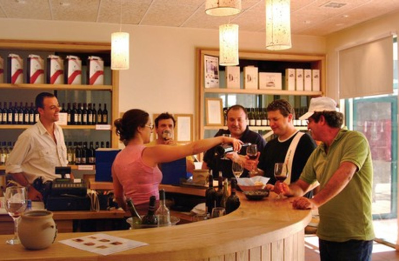 The visitors center of Tabor Winery (photo credit: Courtesy)