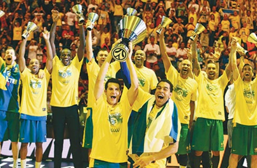 Maccabi Tel - Aviv Champion (photo credit: REUTERS)