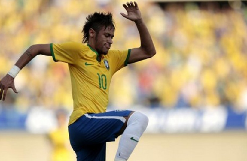 Brazilian soccer star Neymar. (photo credit: REUTERS)