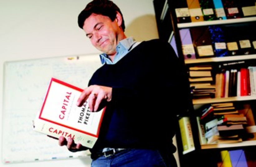 L'économiste Français Thomas Piketty (photo credit: REUTERS)