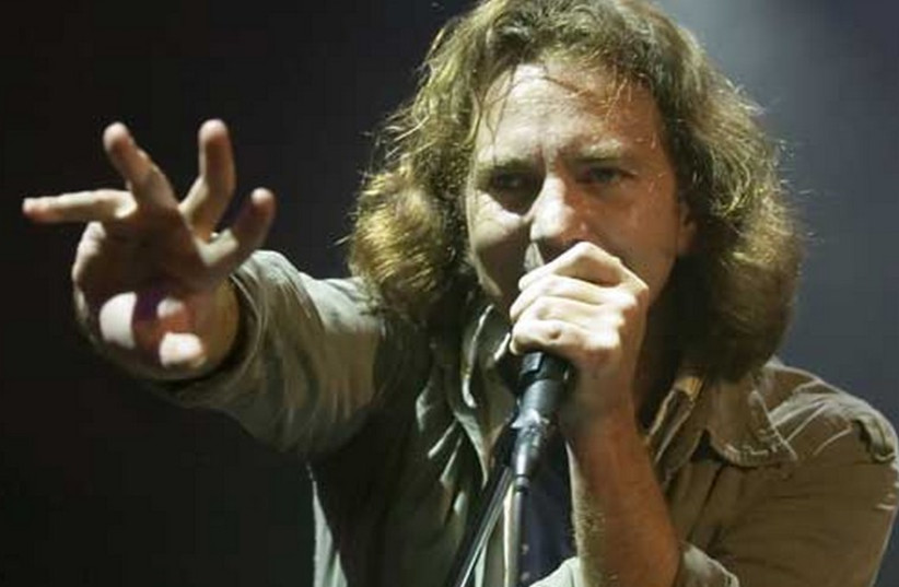 Pearl Jam lead singer Eddie Vedder (photo credit: REUTERS)