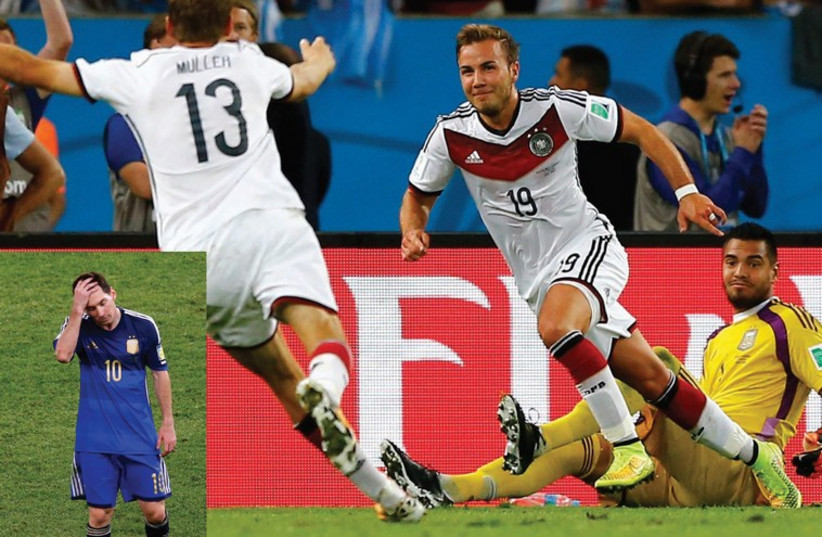 Germany wins 2014 World Cup in Rio, Brazil (photo credit: REUTERS)