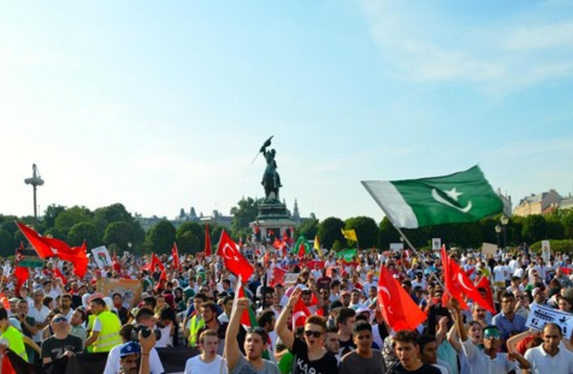  pro-Palestinian rally in Vienna