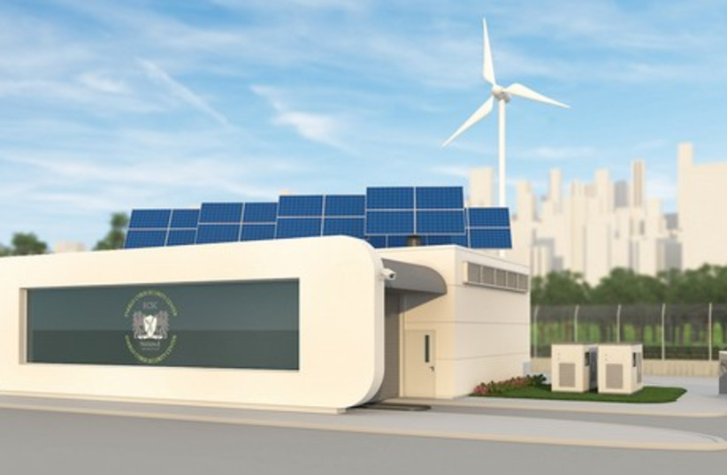 THIS COMPUTER-GENERATED image shows the Nation-E cyber security firm’s new Energy Cyber Security Center, set to open in Hadera in September (photo credit: NATION-E)