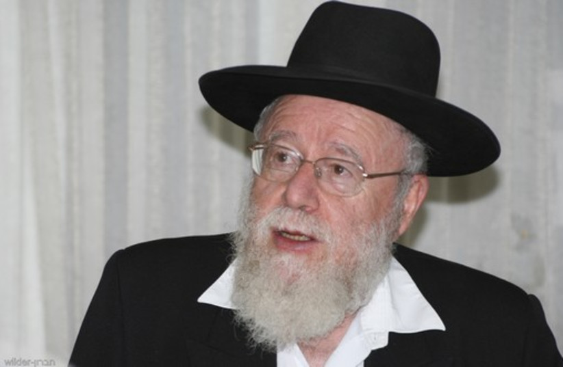 Rabbi Dov Lior (photo credit: Courtesy)