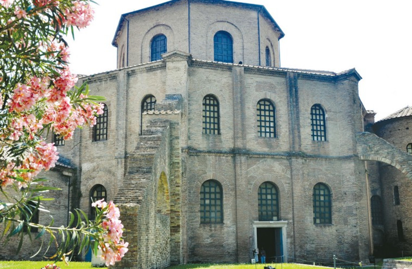 THE SAN VITALE Basilica in Ravenna. (photo credit: IRVING SPITZ)