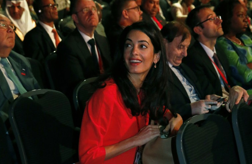 Barrister Amal Alamuddin, fiancee of actor George Clooney (photo credit: REUTERS)